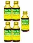 5 Bottles x 200ml (Total 1 L) Pure Neem Oil- Essential Oils Azadirachta indica