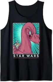 [STAR WARS] Boba Fett Mythosaur Rider Pop Art Portrait Tank Top