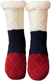 [fanelod] Floor Socks Women | Winter Cozy Warm Gripper Socks For Women - Fuzzy Gripper Socks Comfortable Sleeping Socks For Women, Men, Postpartum Must-Haves