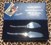 FRENCH LAGUIOLE 1970s PIZZA SET~BEE LOGO~ TEMPERED STEEL ~MADE IN FRANCE~NEW&BOX