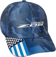 [SR1 Performance] 2023 C8 Corvette Z06 Camo USA Flag Hat - Officially Licensed Chevrolet Snapback Cap