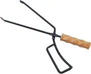 Fireplace Insulation Clamp Log Grabber Tongs Fire Tools Camping Firewood Tong Charcoal Clip Extra Long Grabber Tool Fireplace Accessory Charcoal Clamp Fire Tongs Log Tweezers
