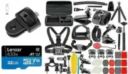 Deluxe Accessories Kit FOR Insta 360 X3 32GB Tripod Mount Adapter Key included