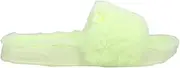 [PUMA] Womens Leadcat 2.0 Ylm Fluff Slide Athletic Sandals Casual - Green