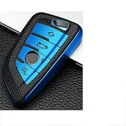 FLJKCT 4 Buttons Full Sealed TPU Smart Car Key Case Cover Key Bag ​,for BMW 1 2 5 7 Series X1 X3 X5 X6 530i 535i 340i 550i M550