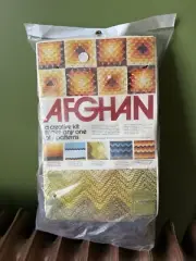 Yarn Kits, Inc. AFGHAN KIT 5 Colors and 7 Patterns YARN
