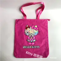 在飛比找蝦皮購物優惠-[Kitty 旅遊趣] Hello Kitty 手提袋 帆布