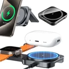 Magnetic Wireless Charger for iPhone 16/15/14/13/12/AirPods/Apple Watch