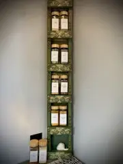 Enchanted Earthly Woodland Green Witch Potion Spice Rack By Krazed Dezigns