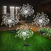 Solar Firework Lights, Garden Lights 4 Pack 120 LED Decorative Lights, Solar DIY