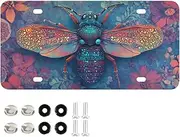 AIXIWAWA License Plate Art Animal Print for Automobile Front Rear 12x6 in Standard Aluminum Alloy Metal Car Tags Decorative Plates