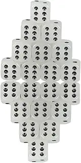 KONTONTY 20pcs Luminous Dice Board Games Dice Mini Says Acrylic