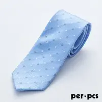 在飛比找PChome24h購物優惠-【per-pcs】質感型男嚴選領帶_藍底白點(719012)