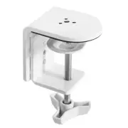 VIVO White Heavy Duty Desk Clamp for Computer Monitor Mount, Sturdy 4" C-clamp