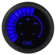 JEGS 41482 Fuel Level Gauge LED Bar Graph 99% Read Out 2 1/16 in. Diameter Micro