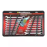 20pc GearWrench Ratcheting Combination Wrench Spanner Set Au stock