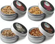 Smoketop 4 Pack of Wood Chips (Cherry, Hickory, Maple, Oak) - Cocktail Smoker Ch