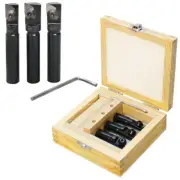 3 PC Mini Indexable End Mill Set 1/2" Shank x 1/2", 9/16", 5/8"
