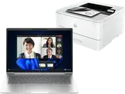 HP EliteBook 660 16 inch G11 Business Laptop, Silver + HP LaserJet Pro 4001dn Printer