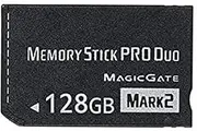 Original128GB High Speed Memory Stick Pro Duo (Mark2) PSP Accessories 128gb Camera Memory Card