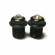 gobike88 XON Swarovski Crystal Pivot Bolts, M10XP1.25X10mm, Black, P15