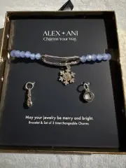alex and ani bracelet Snowflake Charm / With Changeable Charms