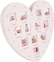 JOINPAYA Baby Room Photo Frame Light-up Growth Record Frame Baby Personalised Decor Newborn