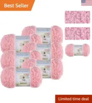 (6 Pack) Bernat Pipsqueak Yarn - Tickle Me Pink