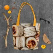 Tote bag - caramel macarons