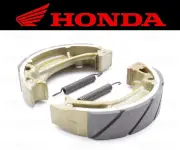 Set of (2) Honda Water Grooved FRONT Brake Shoes and Springs #43120-KJ2-004