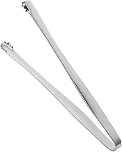 Cabilock Stainless Steel Anti-Slip Clips Egg Broken Tong Food Safety Clip Sugar Cube Tongs Ice Tongs for Ice Bucket Candy Tongs Salad Tongs Stainless Steel Ice Ball Tong Silver