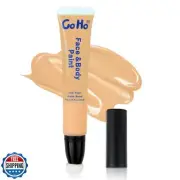 Go Ho Pastel Orange Face Paint Stick,Water Based Cream Orange Body Paint Wash