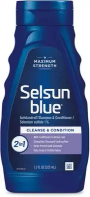 Selsun Blue 2-in-1 Antidandruff Shampoo & Conditioner, Maximum Strength 2-in-1 T