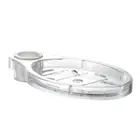 Lift Bar Soap Rack Shower Storage Holder Rack Plastic Oval Shape Soap Tray