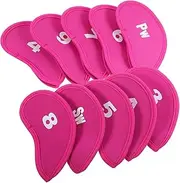 10pcs Golf Club Cover Golf Marker Vice Golf Balls Golf Glove Golf Accessories Odyssey Putter Golf Clubs Golf Towel Golf Stand Bag Golf Equipment Golf Tee Cloth Rosy