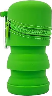 Fly Fishing Box - Silicone Foldable Design, Zipper Closure, Portable Trash Can | Multifunctional Fishing Accessories with Hook for Rivers, Lakes, Streams, Oceans, Angler-Friendly Storage