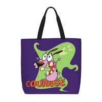 在飛比找蝦皮購物優惠-Courage The Cowardly Dog 綠色單肩包