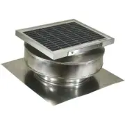 Roof Solar Powered Attic Fan Air Ventilation Mounted Exhaust Vent Aluminium NEW