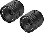 XYWHPGV 2 Pcs Camera Varifocal Lens 16mm Focal Length 3MP F1.4 1/2.5 Inch CS Mount for CCD Camera(7b9b2 d65f8 82679 44bd9 4a5c0 60988