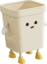 Mdlhcm Creative Trash Can Household Compost Bucket Wastebasket Rubbish Container for Bathroom, Large Standing, as described