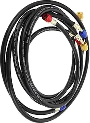 GRIRIW 3pcs Conditioning Hoses Repair Kit for Charging Ac Manifold Gauge Hoses for Home and Marine Use