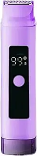 Electric Lady Shaver | Body Trimmer - Electric Portable Waterproof Wet and Dry Use Groomer and Remover with 2 Heads for Bikini Legs Female Ladies Private Areas