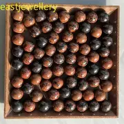 48pcs Wholesale Natural red obsidian ball quartz crystal Sphere reiki 15mm+