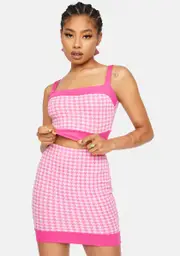 Just Doll Things Houndstooth Skirt