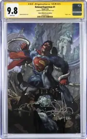 BATMAN/SUPERMAN #1 ITALIAN MUSEUM EDITION SIGNED BY SIMONE BIANCHI CGC SS 9.8!