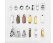 2mm Loop Bail Connectors Bracelet Beads Charm DIY Jewelry Making Charms 10Pcs