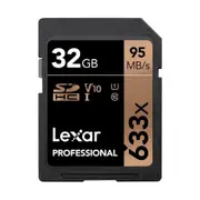 Lexar Professional 32GB SDHC 95MB/s SD Camera Memory TF Card 4K Video DSLR
