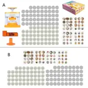 Button Maker Machines DIY Badge Maker Press Machines for Creative Users