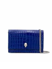 Alexander Mcqueen Small Skull Bag in Deep Blue