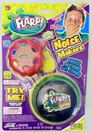 Set Of 2 FLARP! Noise Makers with Clip Toy 6 Fart Sounds INCLUDES BATTERIES BNIB
